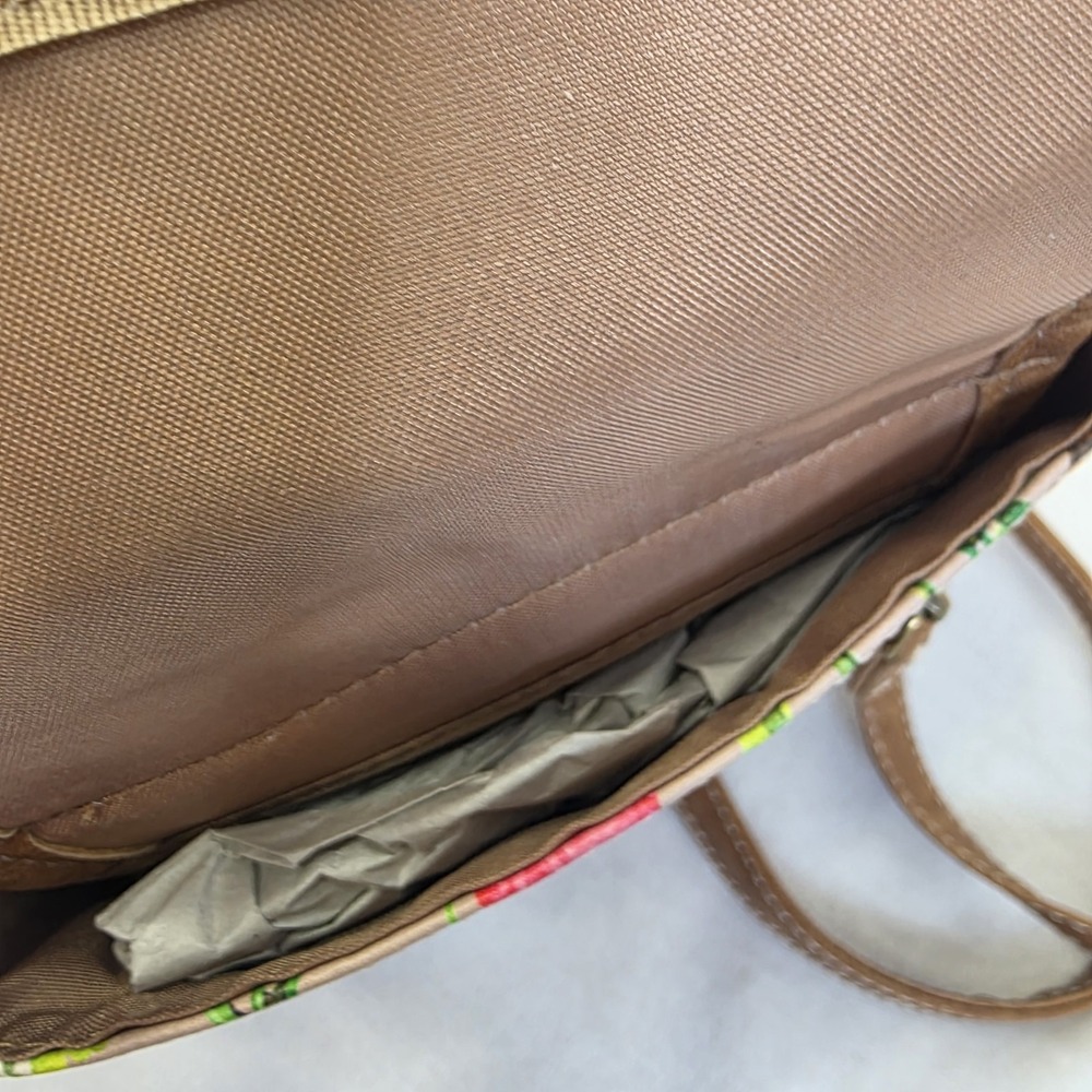 NEW MultiSac Crossbody Purse Spring Floral Butterfly Tan Everest Mini Crossbody - Picture 6 of 9